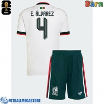 Fotballdrakt Barn Mexico Edson Alvarez #4 Bortedraktsett VM 2026 Kortermet (+ Korte bukser)